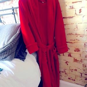 Charter Club Red Plush Robe